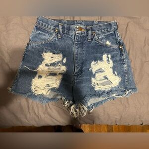 Women’s Wranglers jean shorts